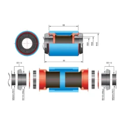 Adaptador De Pedalier FSA De PF30/BB30 A Shimano/FSA 24mm