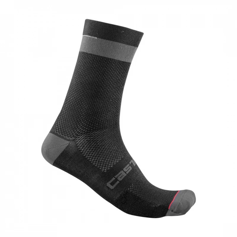 Calcetines Castelli Alpha 18 Negro 3 Calcetines Castelli Alpha 18 Negro