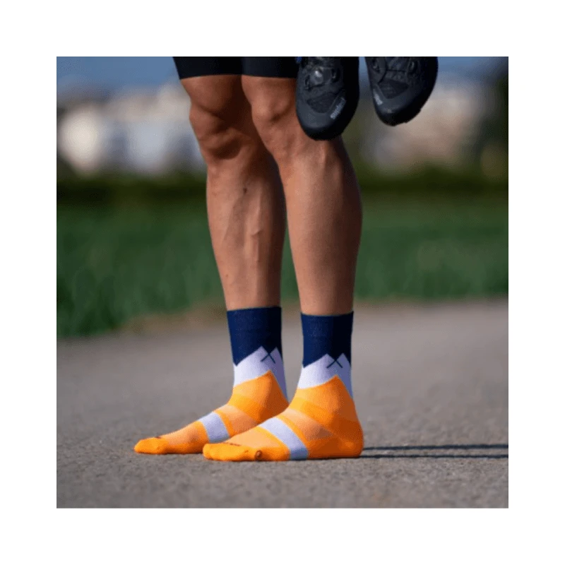 Calcetines Sporcks Mont Tendre Orange 4 Calcetines Sporcks Mont Tendre Orange - Imagen 2