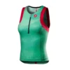 Camiseta Castelli Free Tri Verde Rojo Mujer -Open Cup Lingerie Shop camiseta castelli free tri verde rojo mujer