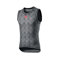 Camiseta Interior Castelli Pro Mesh Sin Mangas Negro Blanco