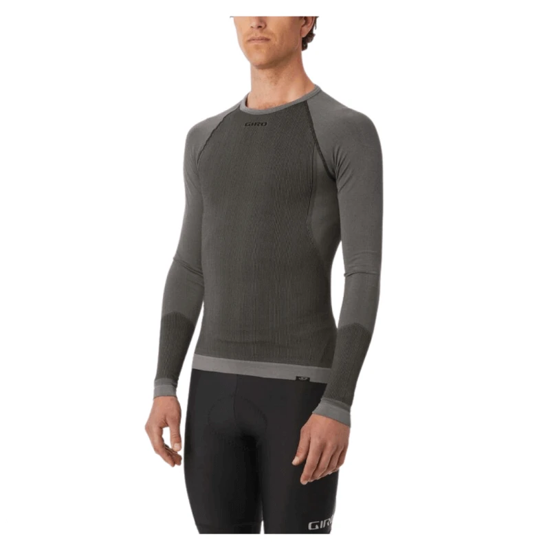 Camiseta Interior Manga Larga Giro Chrono Gris Oscuro 5 Camiseta Interior Manga Larga Giro Chrono Gris Oscuro - Imagen 3