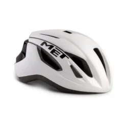 Casco MET Strale Blanco Negro Mate