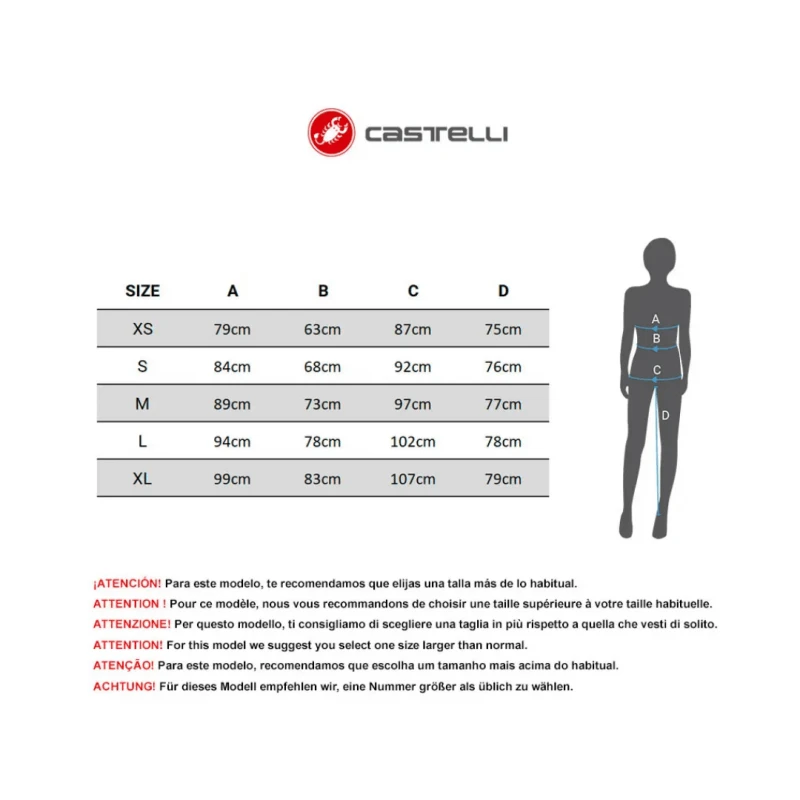 Culote Castelli Sin Tirantes Velocissima 2 Negro Mujer 5 Culote Castelli Sin Tirantes Velocissima 2 Negro Mujer - Imagen 3