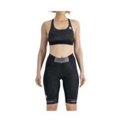 Culotte Sportful Neo Sin Tirantes Negro Gris Mujer