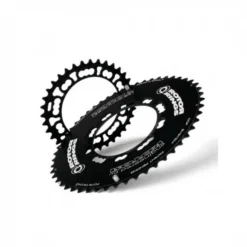 Juego De Platos Ovalados Rotor Qrings Compact 110 BCD Aero 52/36