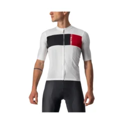 Maillot Castelli Prologo 7 Blanco Negro