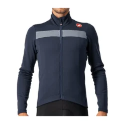 Maillot Castelli Puro 3 FZ Manga Larga Azul