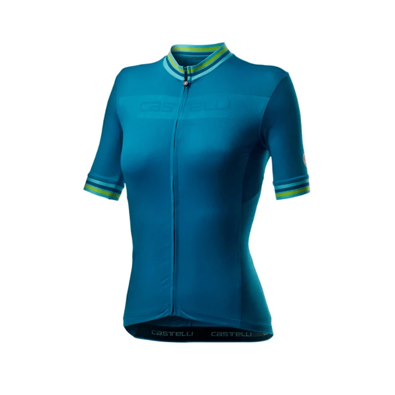 Maillot Manga Corta Castelli Promessa 3 Azul Marino Mujer 3 Maillot Manga Corta Castelli Promessa 3 Azul Marino Mujer