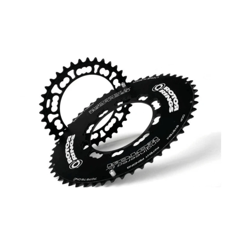 Plato Ovalado Rotor Q-Ring Aero Exterior Negro 3 Plato Ovalado Rotor Q-Ring Aero Exterior Negro